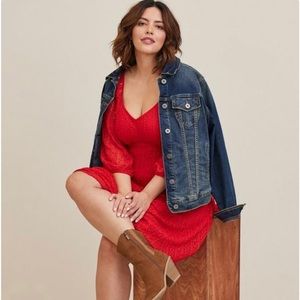 Torrid fit and flare boho dress